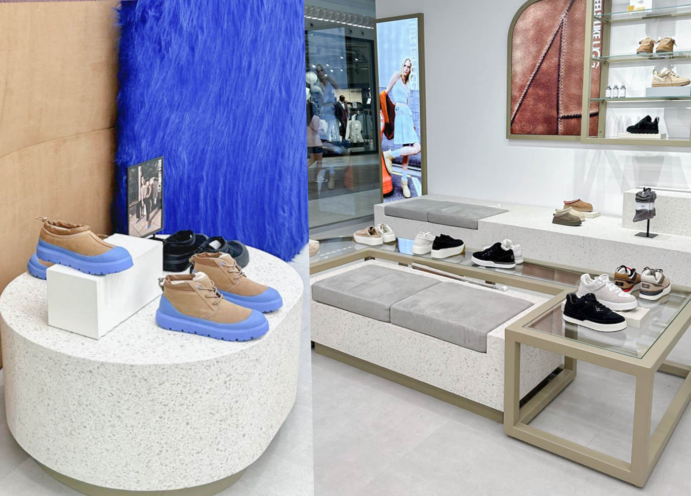 Мебель с терраццо в премиальном интерьере UGG